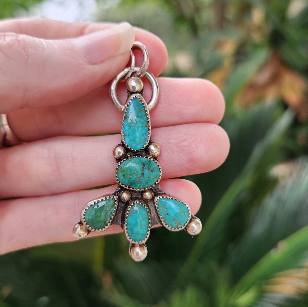 Turquoise Silver Pendant